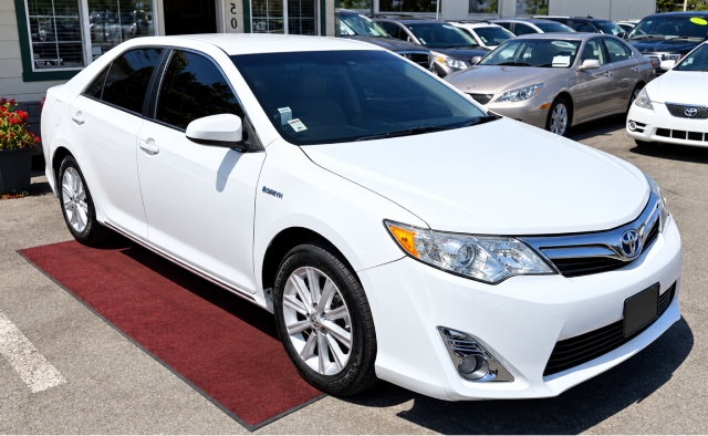 Toyota Corolla Hybrid available for rideshare rental